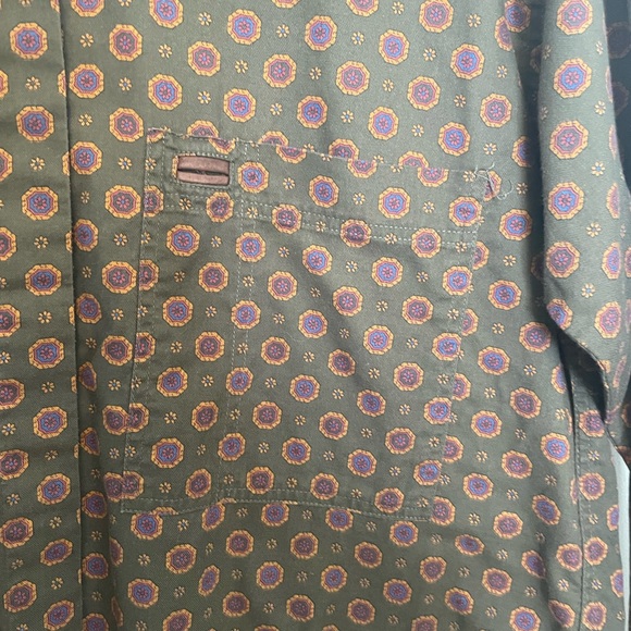 Vintage Timberland Medallion Print Button Up - Picture 6 of 9